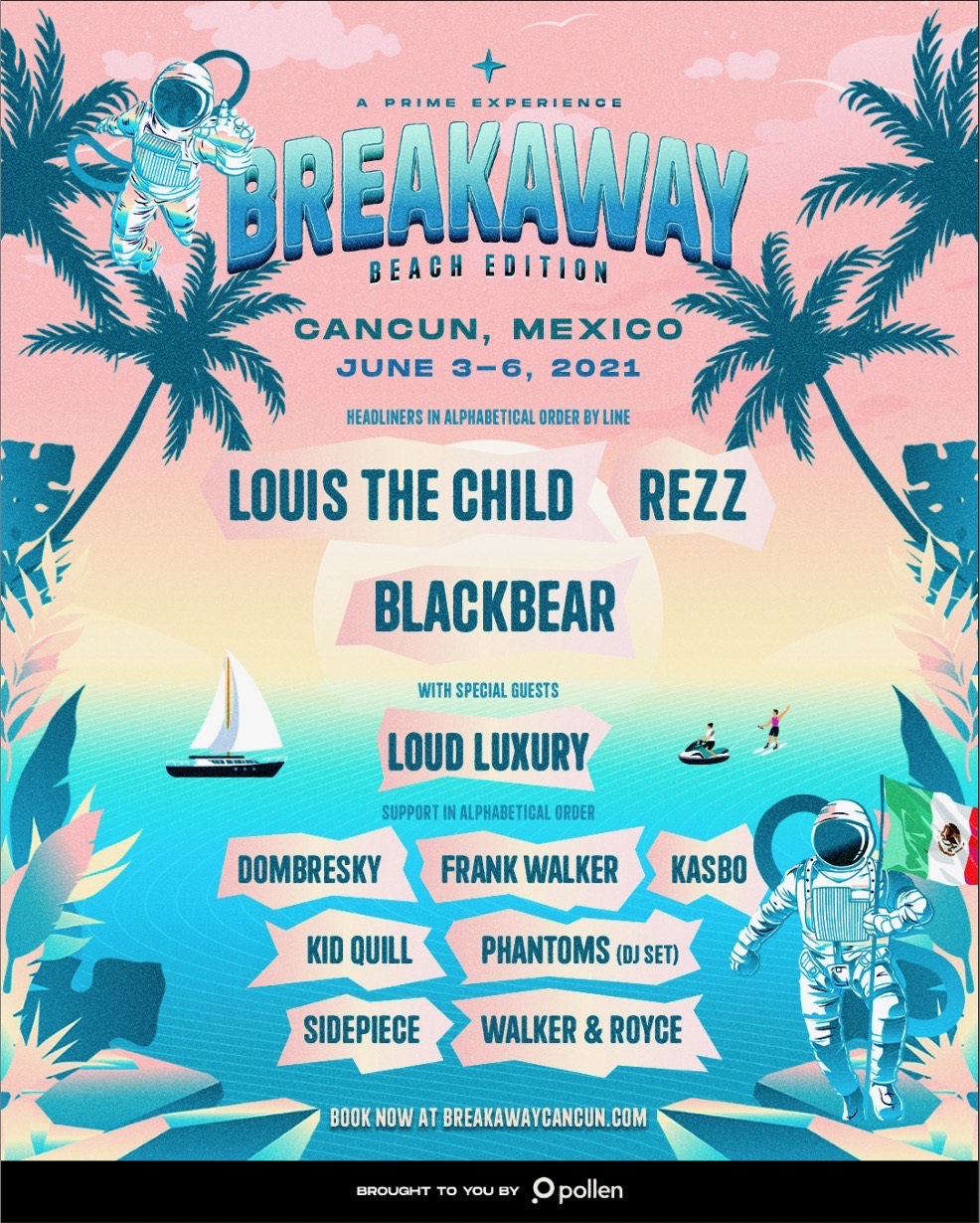 breakaway music festival lineup by day