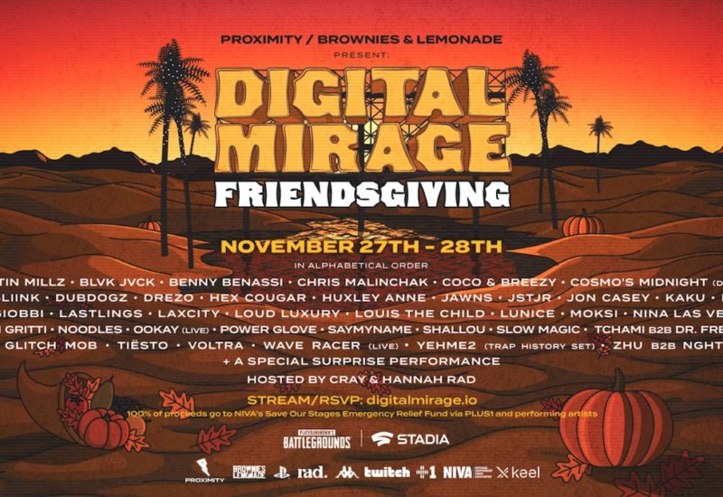 Digital Mirage Friendsgiving lineup