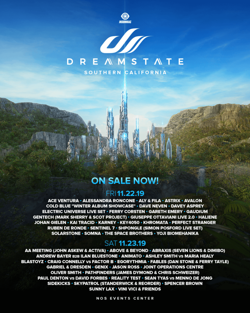 Dreamstate SoCal 2019 lineup