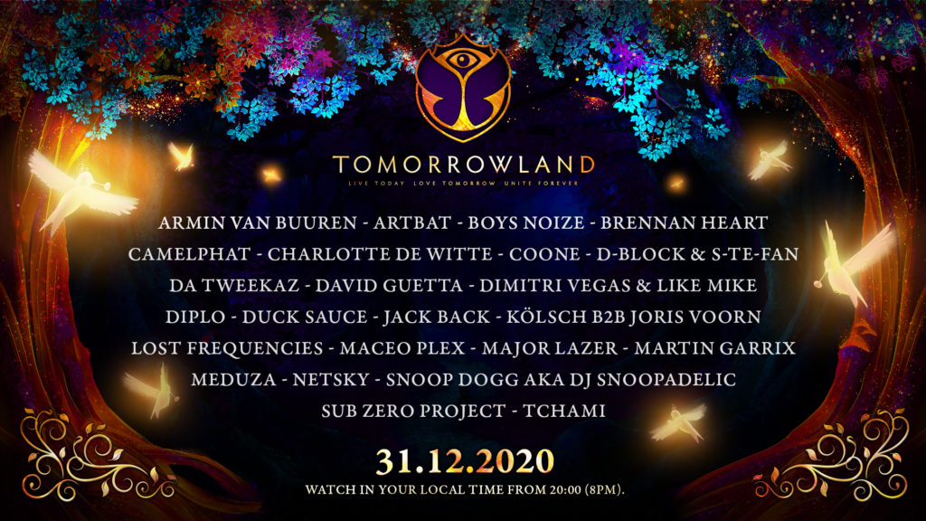 Tomorrowland 2021 New Year's Eve celebration