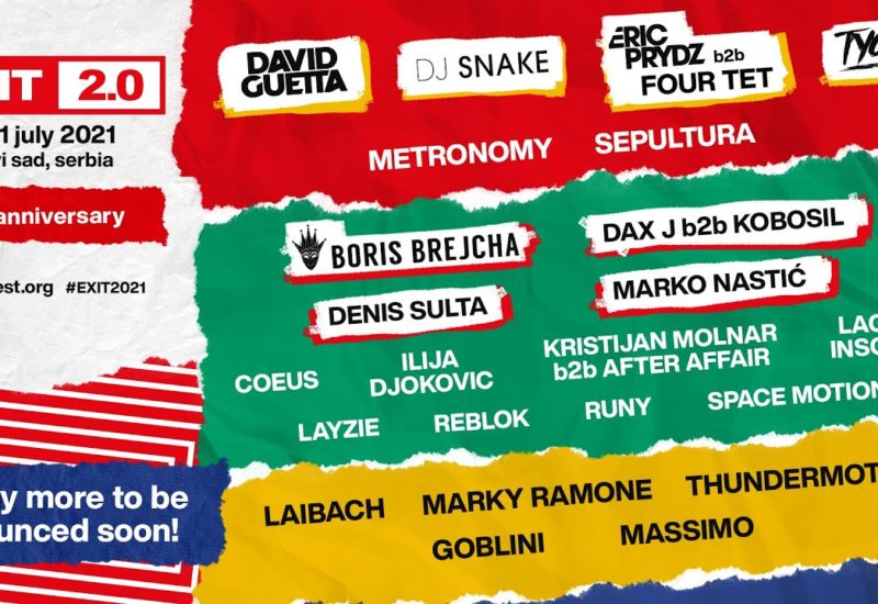 EXIT Festival 2021 Phase-One Lineup
