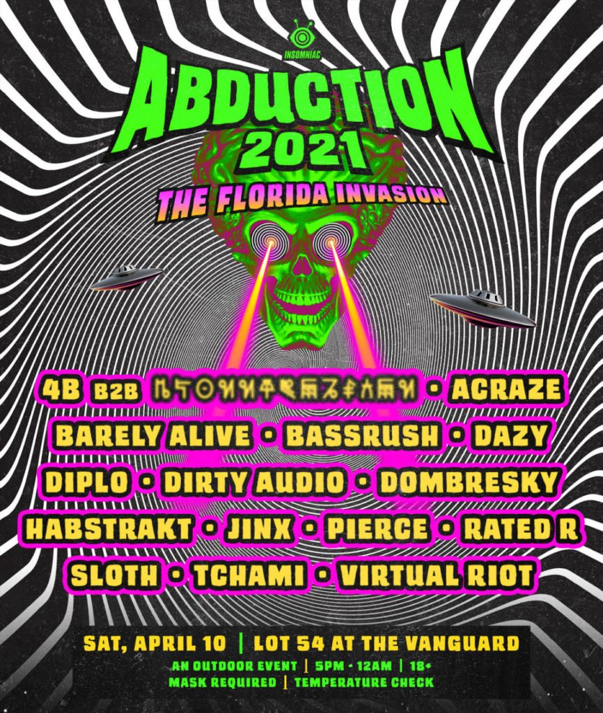 Abduction 2021 lineup