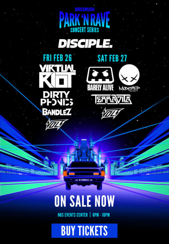 Insomniac announces a Disciple Recordings Bassrush Park N Rave