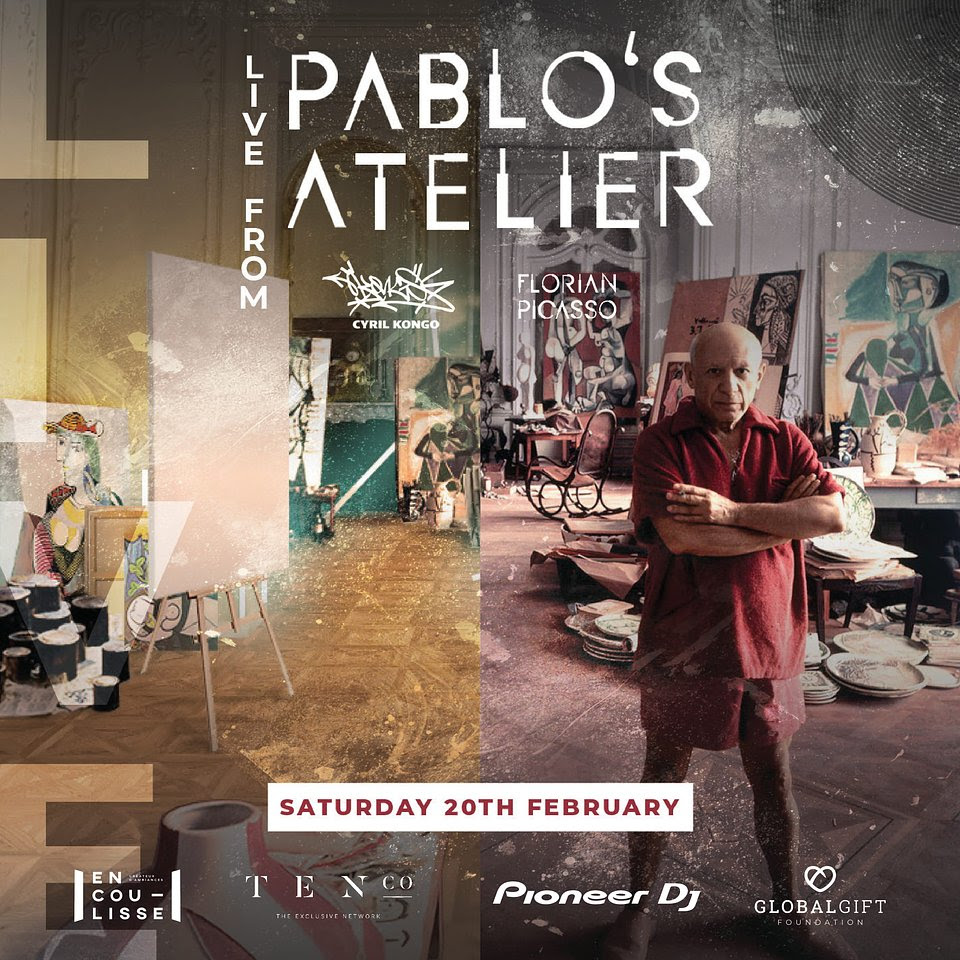 Florian Picasso - livestream from Pablo's atelier