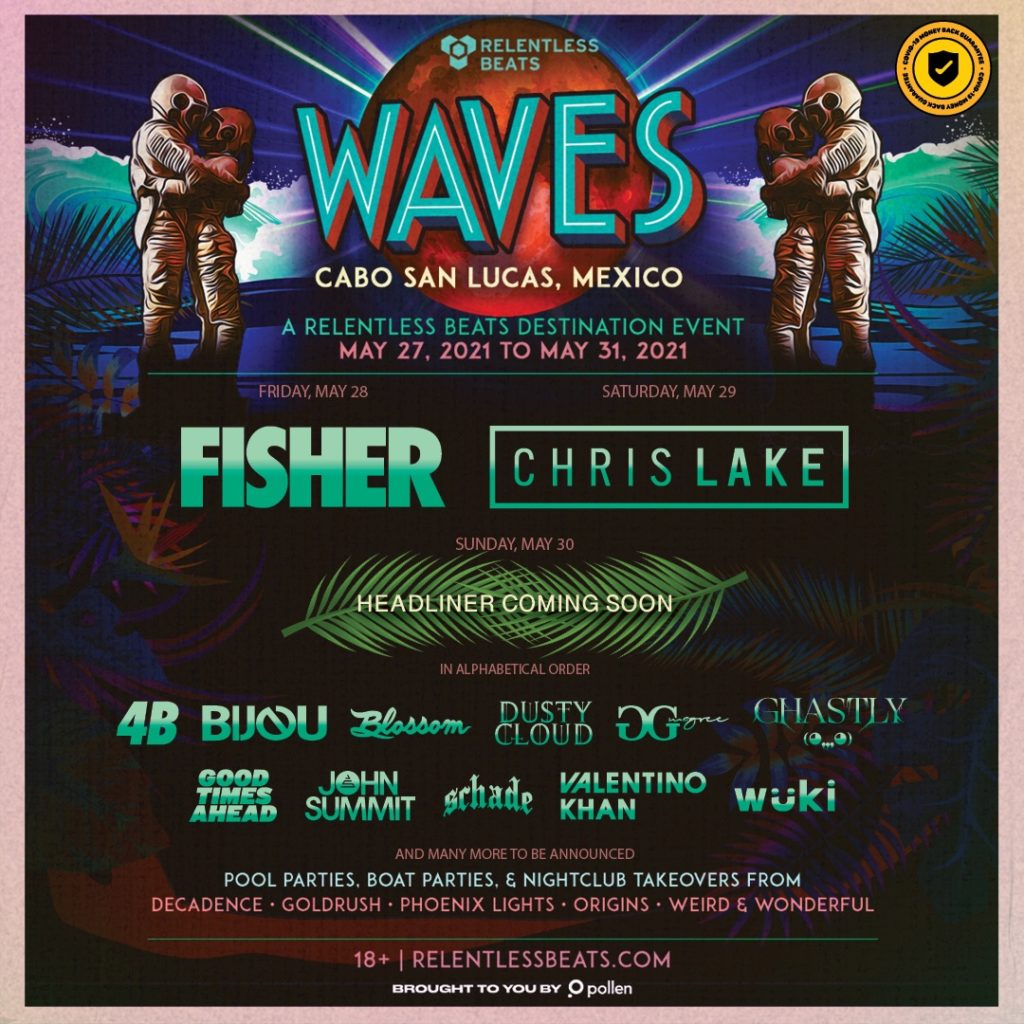 Relentless Beats WAVES phase-one lineup