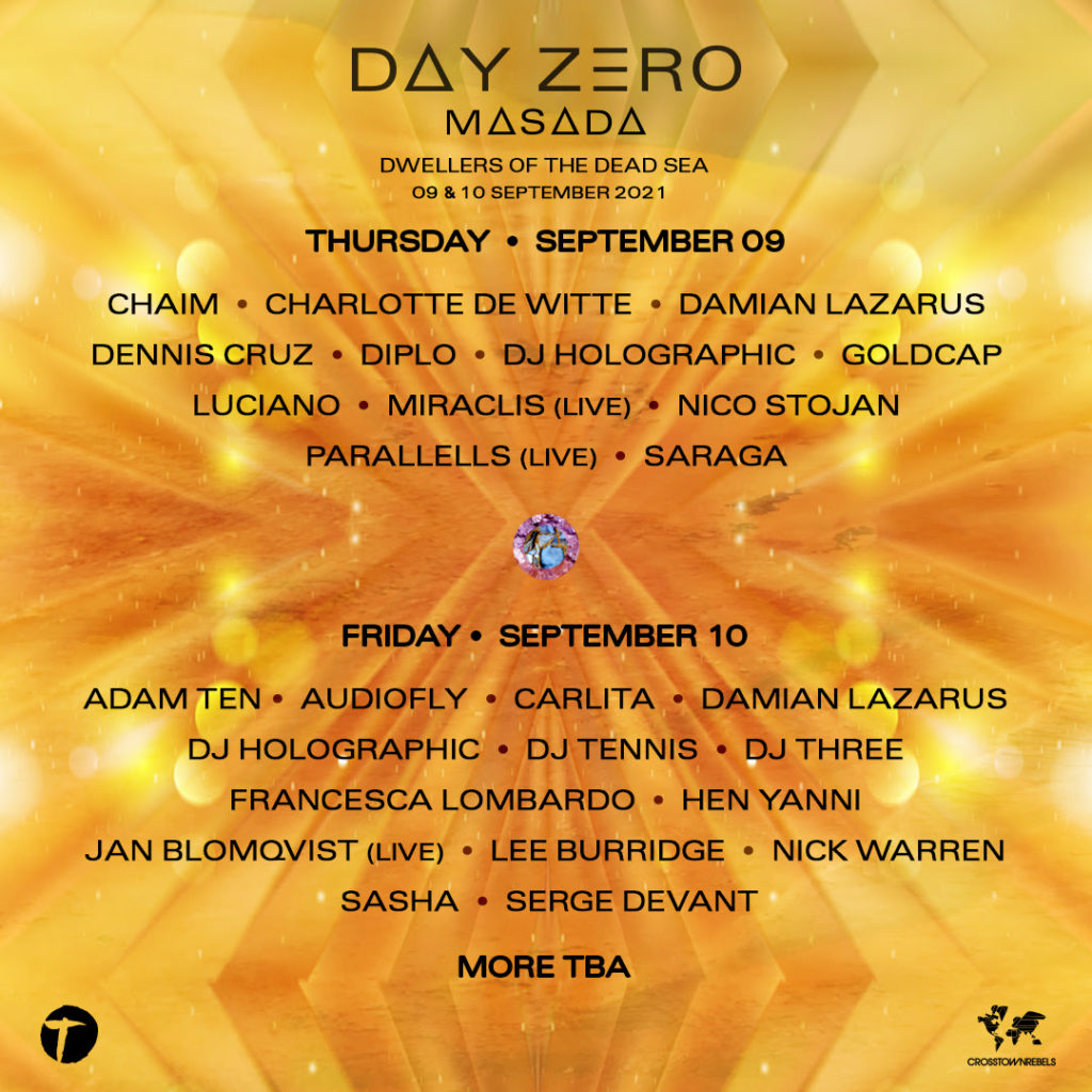 Day Zero Masada 2021 lineup