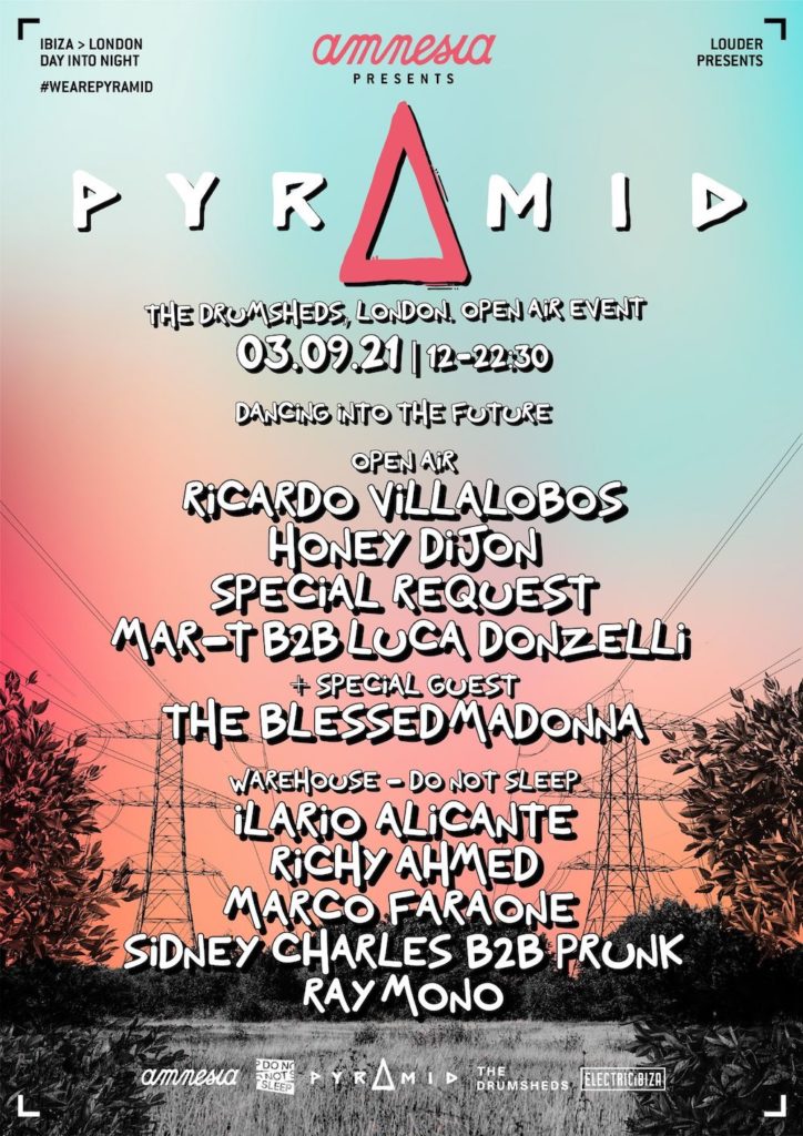 Amnesia - Pyramid - Lineup