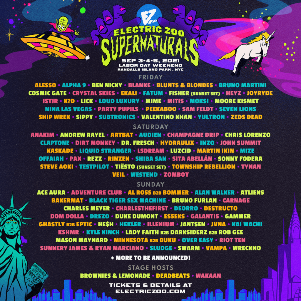 Electric Zoo Supernaturals 2021 Phase-Two