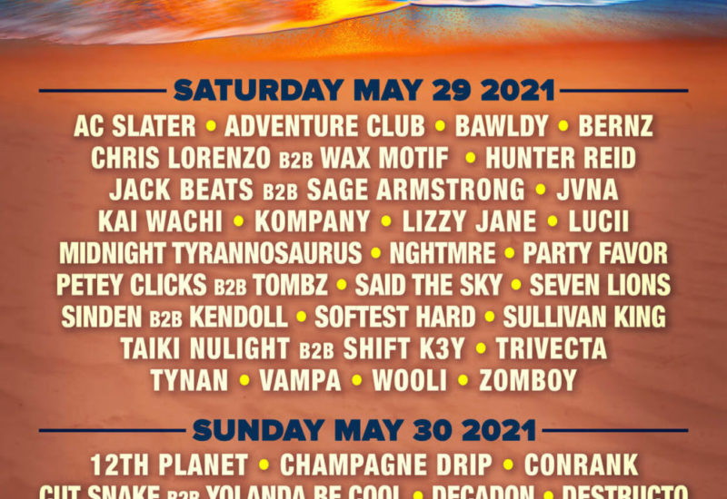 Sunset Music Festival 2021 - Daily Lineups