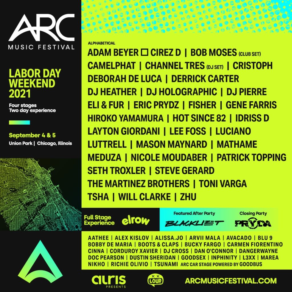 Arc Music Festival 2021 Lineup