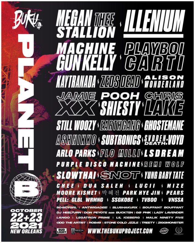 BUKU Music + Art Project reveals lineup for 2021 event, Planet B