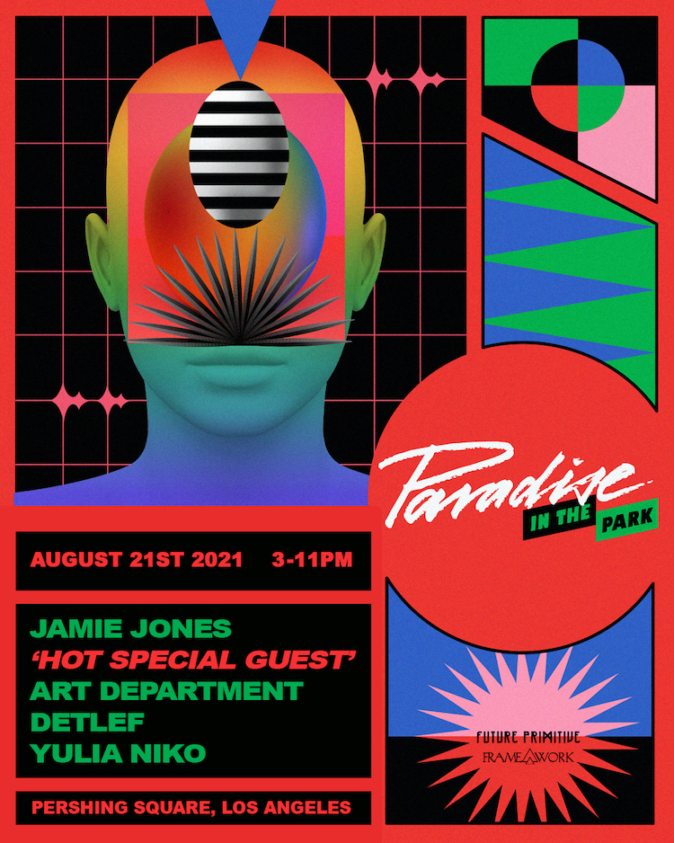 Jamie Jones - Paradise In The Park 2021 lineup