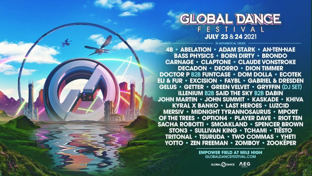 Global Dance Festival 2021 Lineup