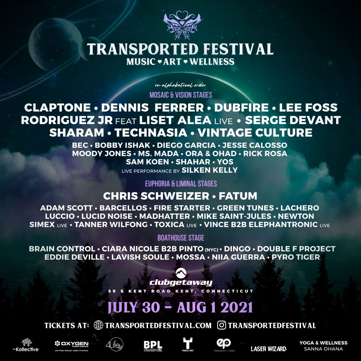 Transported Festival 2021 Lineup
