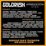 Goldrush Music Festival 2021 Lineup By Day