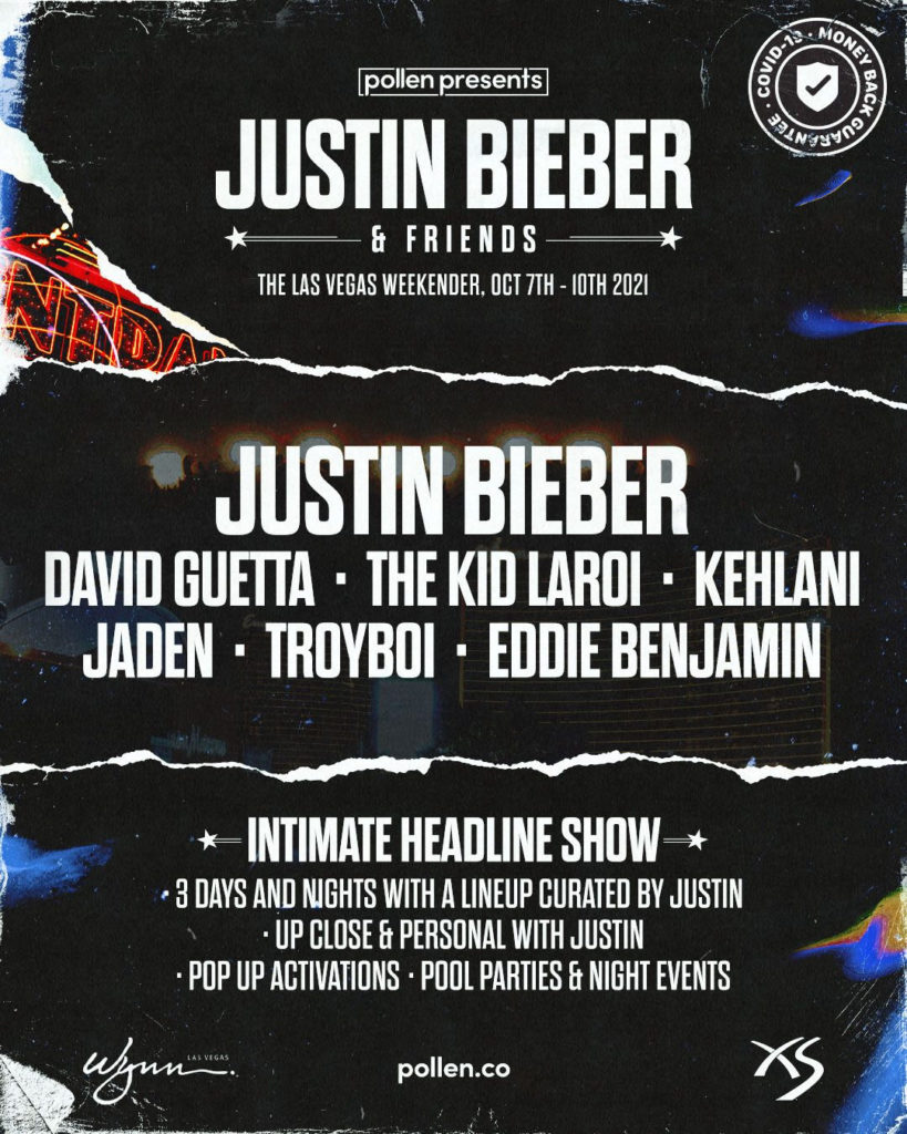 Justin Bieber & Friends Las Vegas Weekender 2021