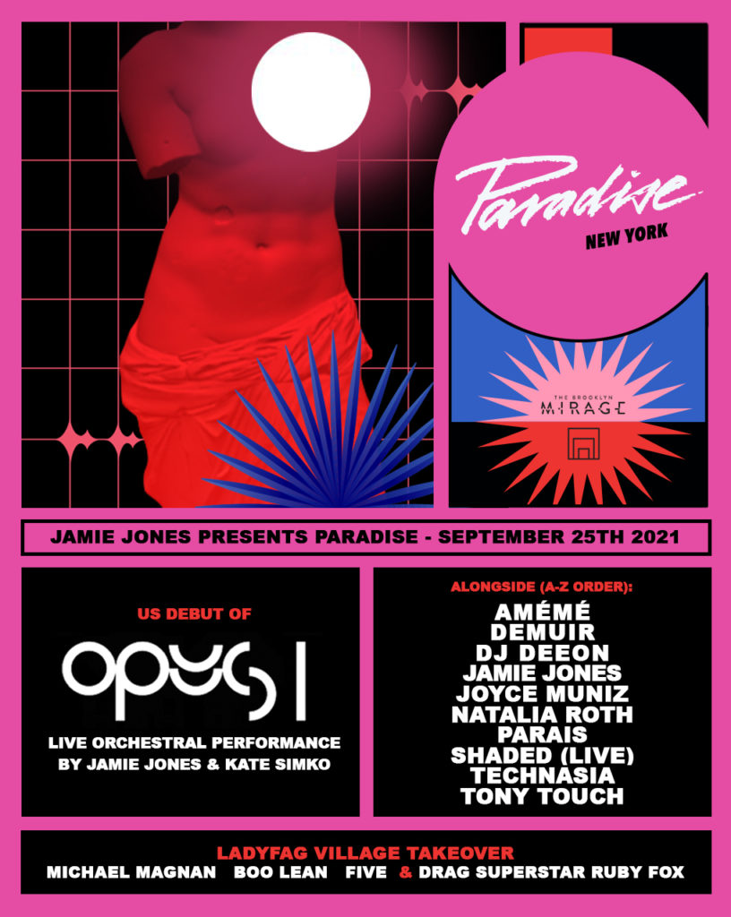 Jamie Jones Paradise Brooklyn