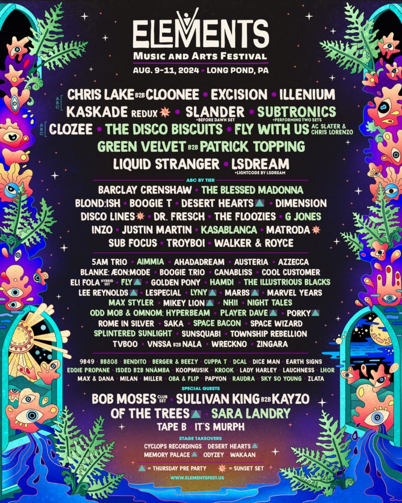 Elements Music & Arts Festival 2024 phase-two lineup